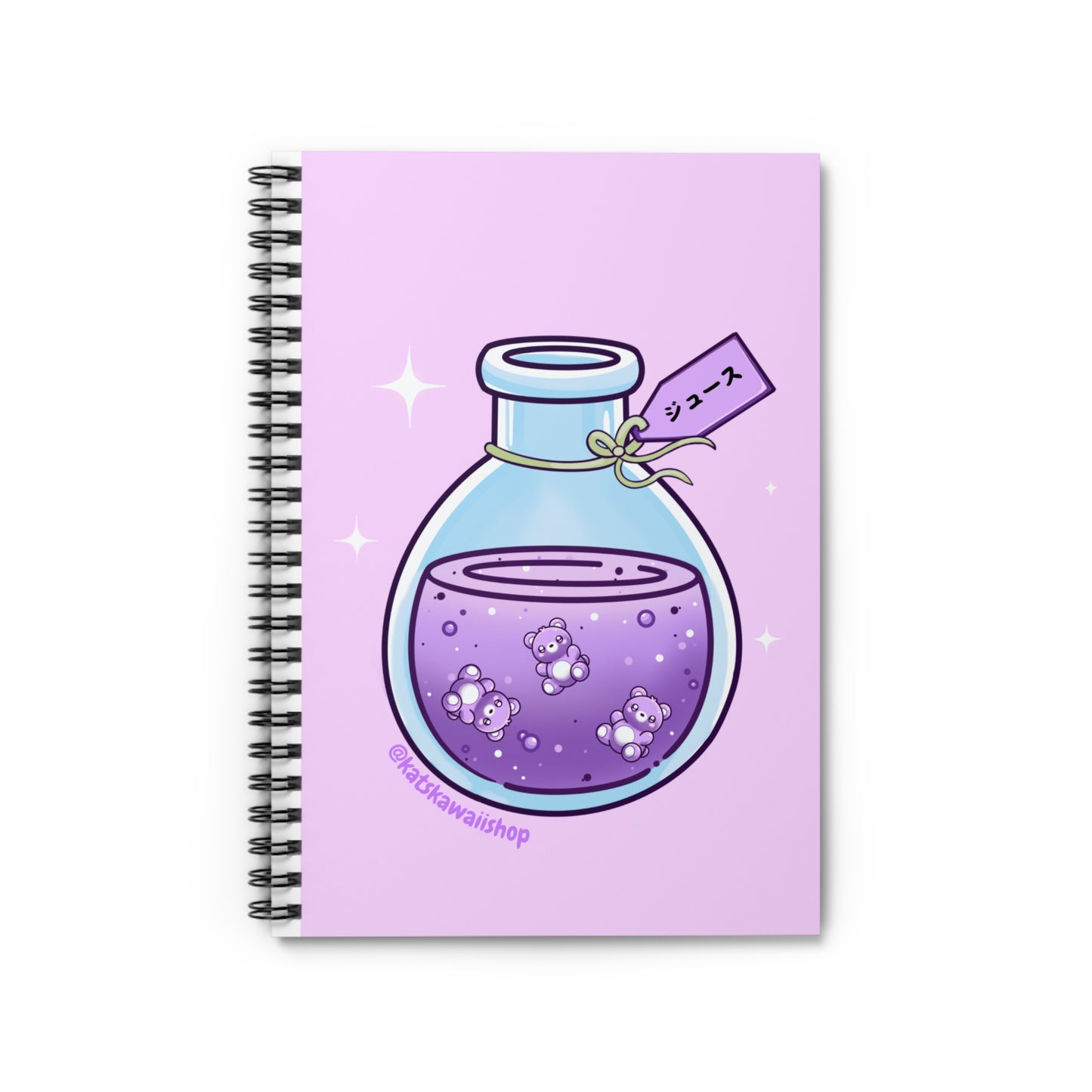 Berry Moon Juice- Spiral Notebook - Ruled Line