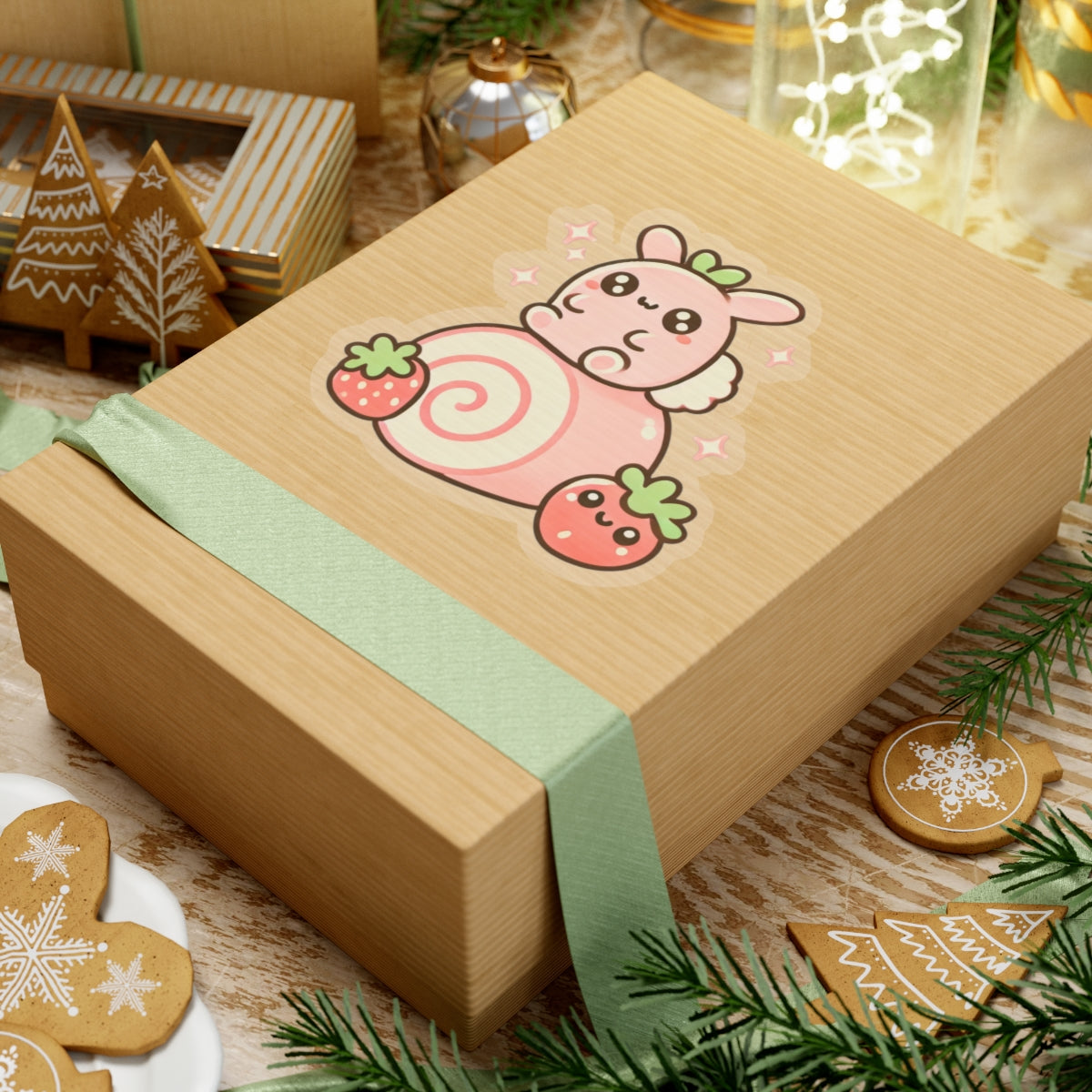 Stickers - Cake Roll Bunny Design