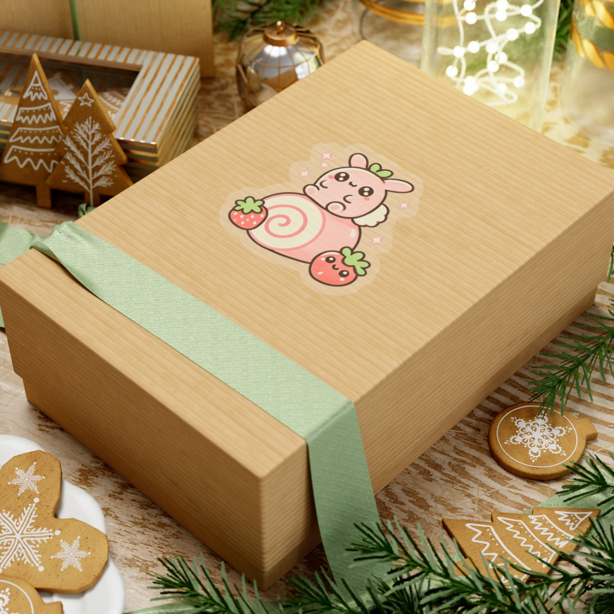 Stickers - Cake Roll Bunny Design