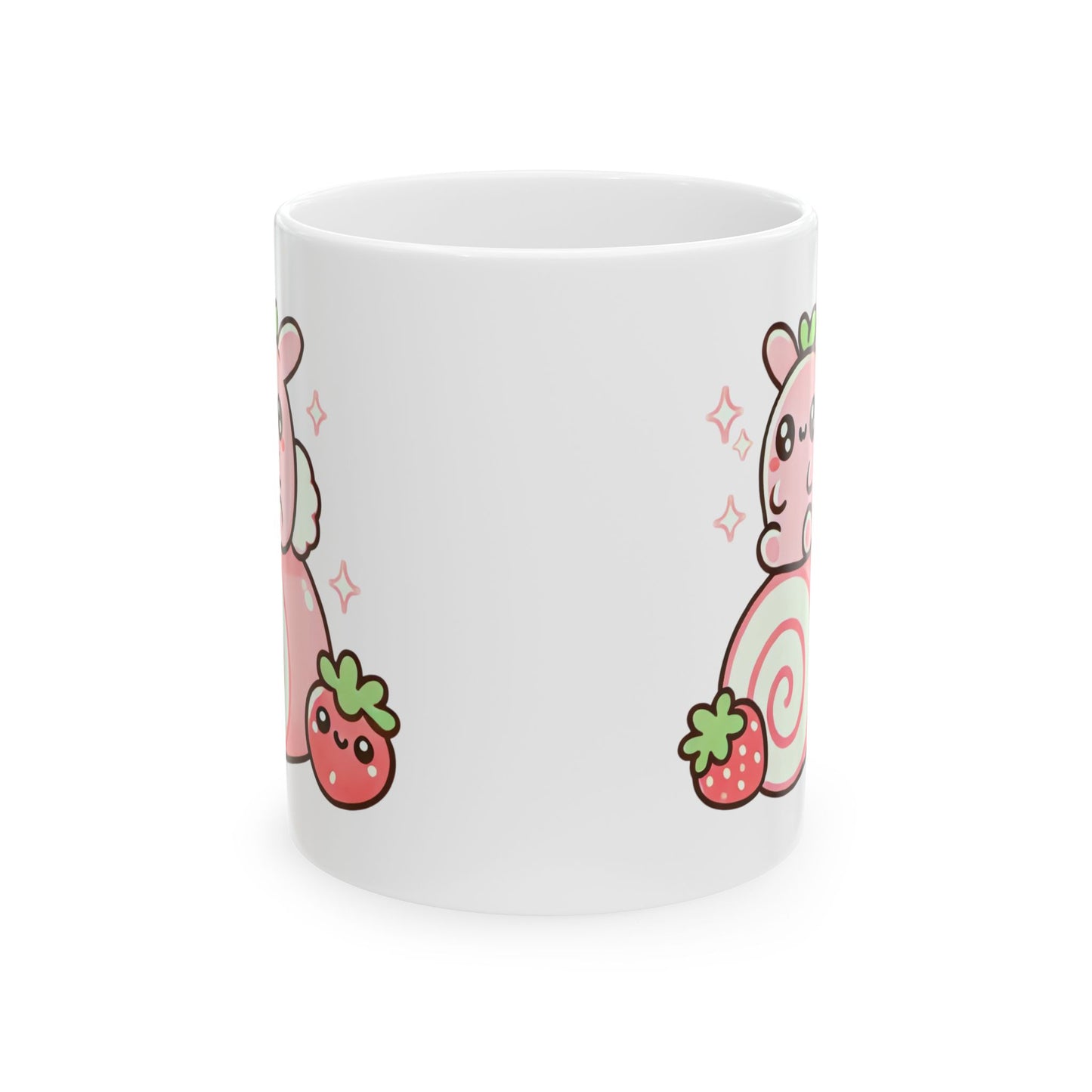 Cake Roll Bunny-Ceramic Mug, (11oz, 15oz)