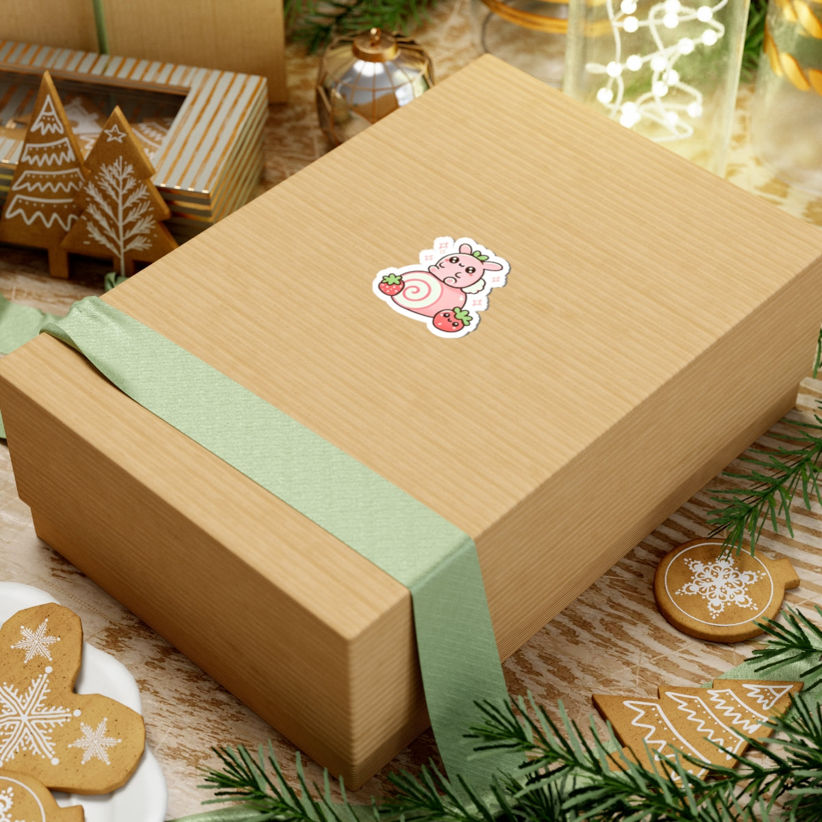 Stickers - Cake Roll Bunny Design