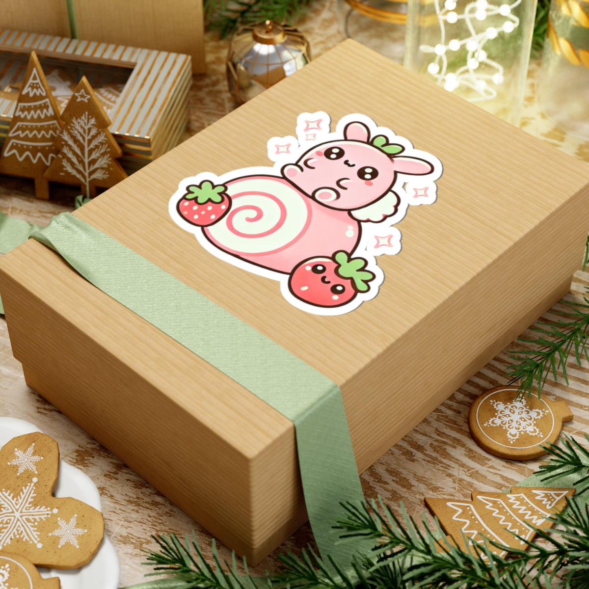 Stickers - Cake Roll Bunny Design