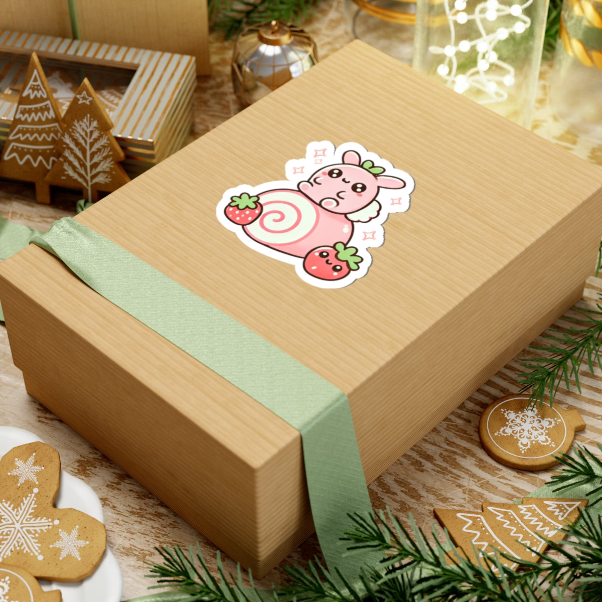 Stickers - Cake Roll Bunny Design