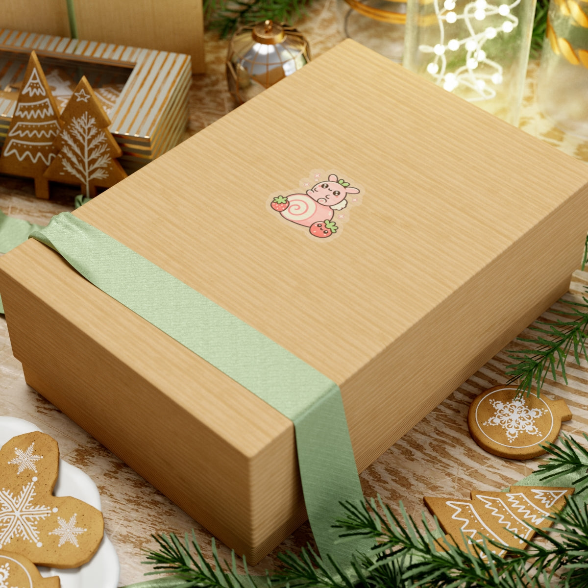 Stickers - Cake Roll Bunny Design