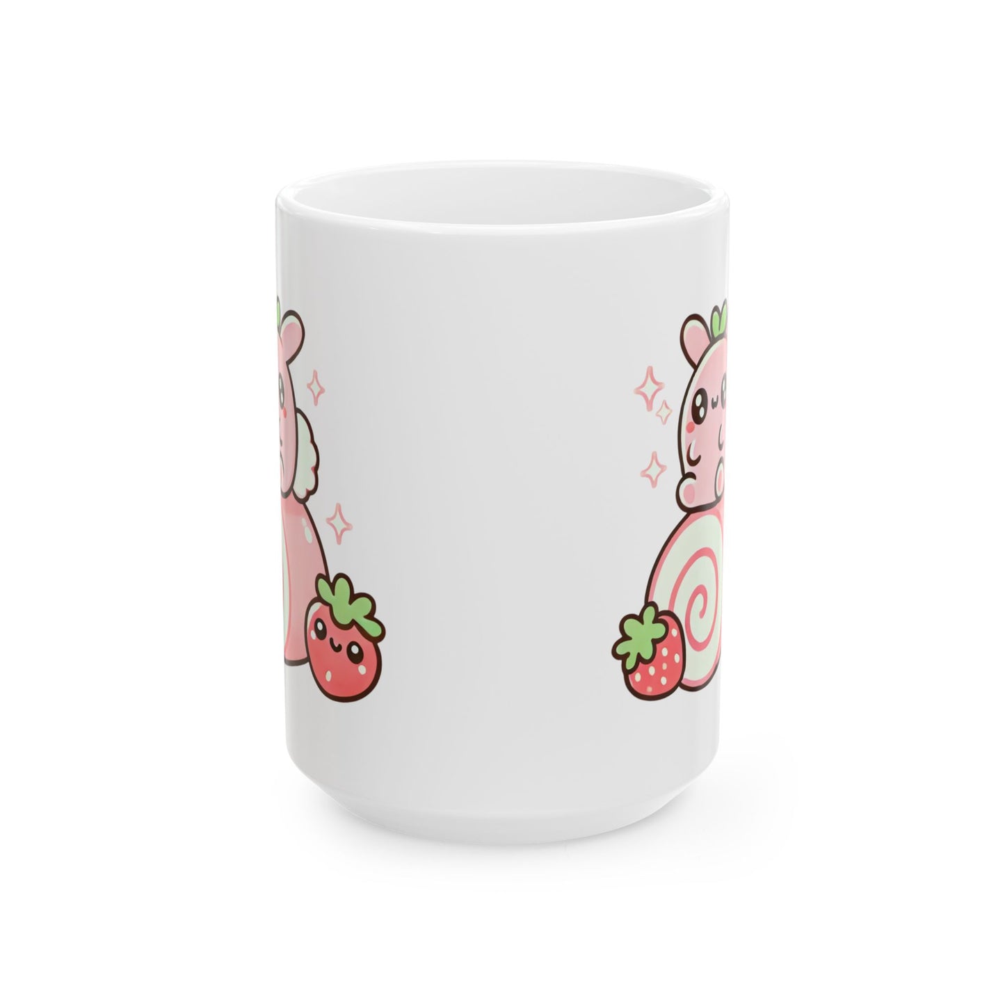 Cake Roll Bunny-Ceramic Mug, (11oz, 15oz)