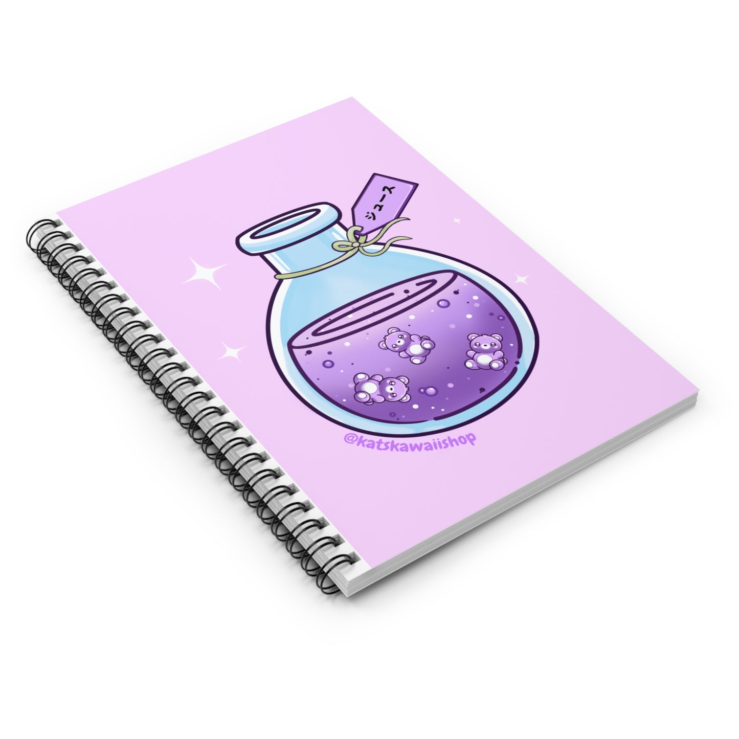 Berry Moon Juice- Spiral Notebook - Ruled Line