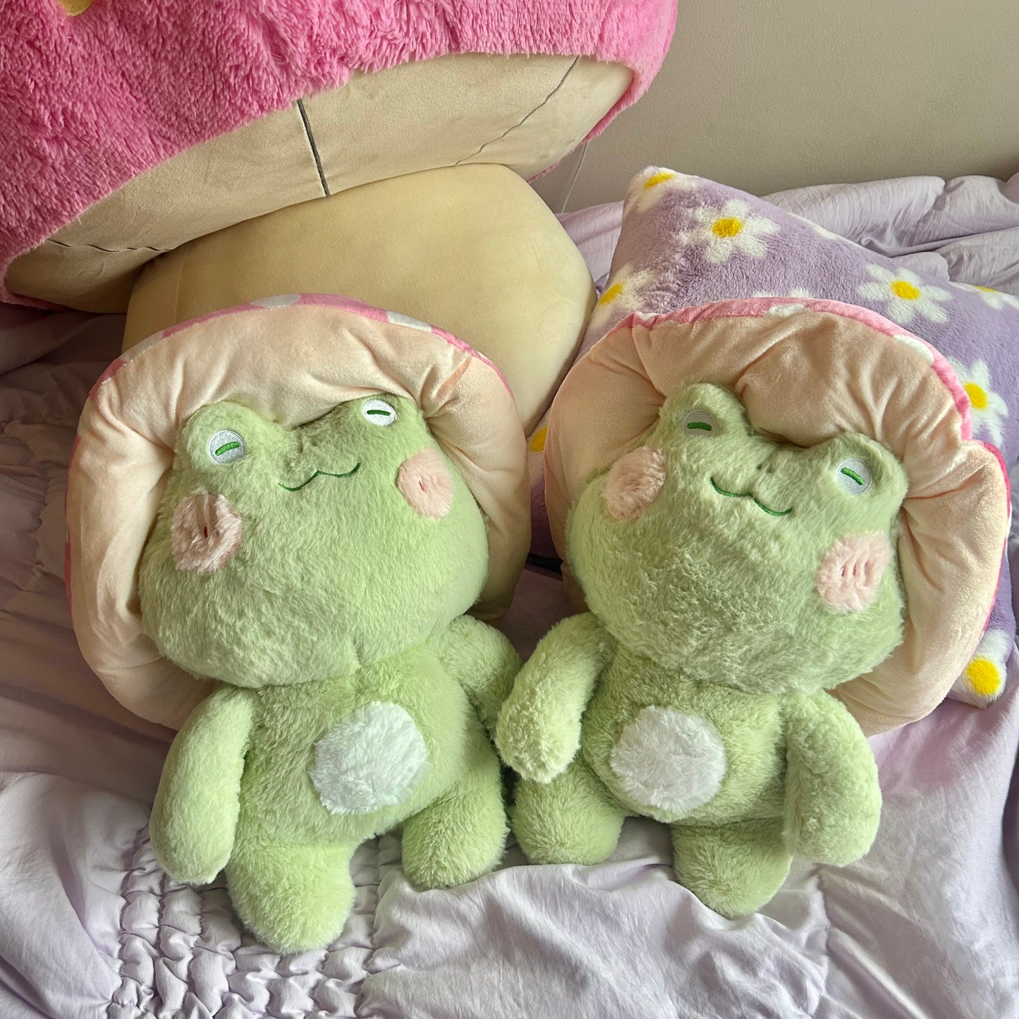 Kawaii Shroom Frog Plush