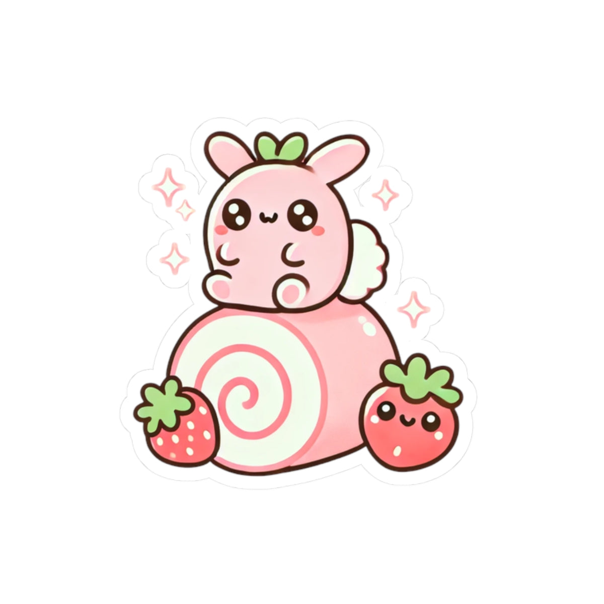 Stickers - Cake Roll Bunny Design