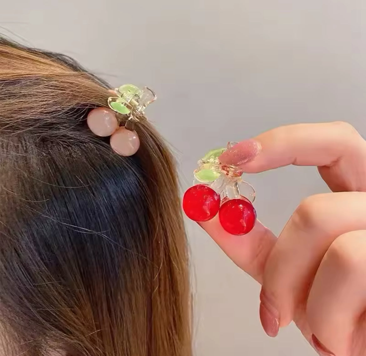 Cherry Hair Clips