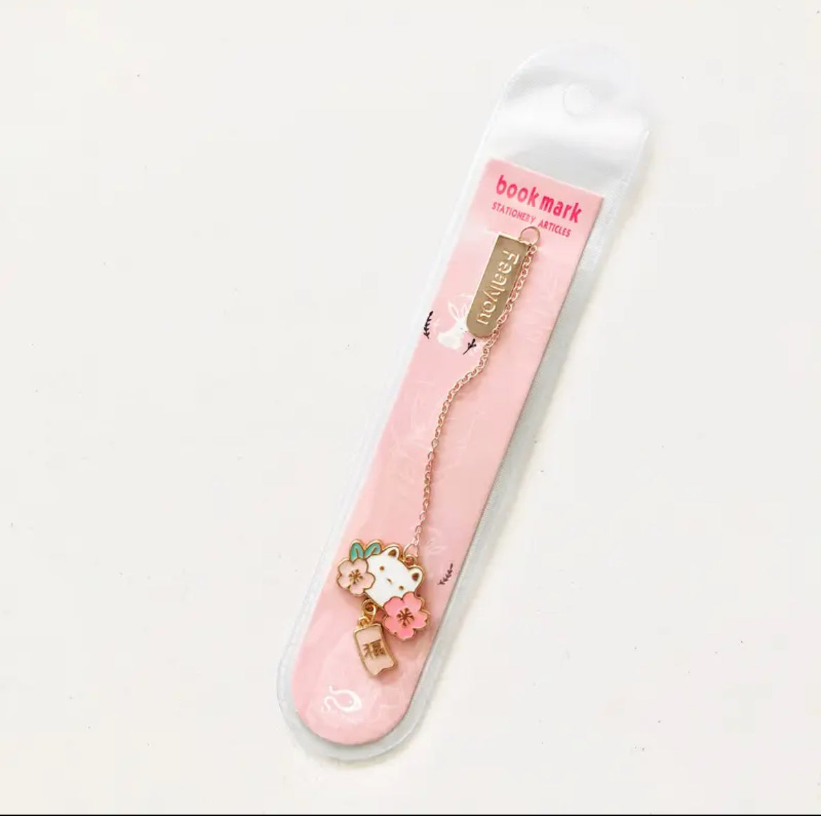 Sakura Rabbit/Cat Bookmark