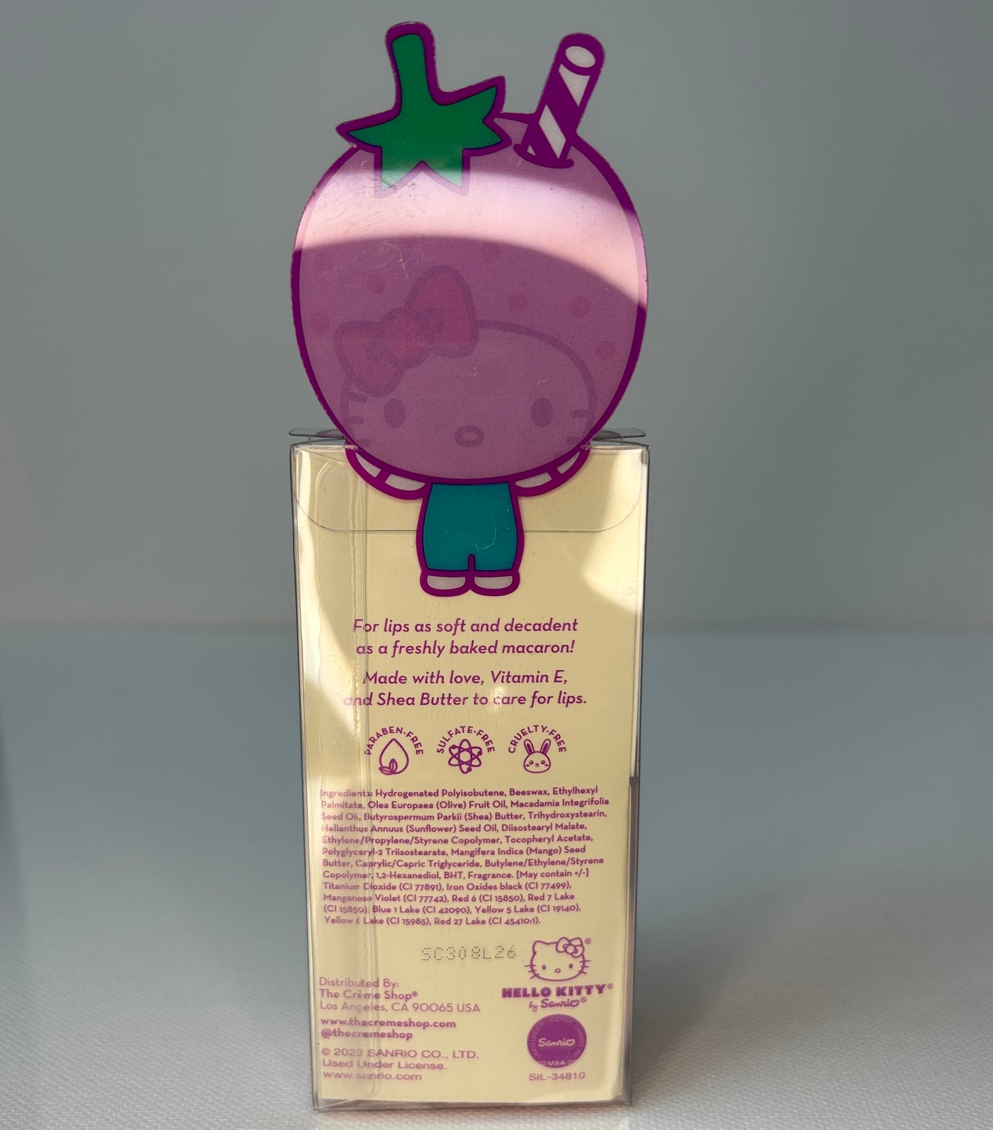 Hello Kitty x Crème Macaron Lip Balm