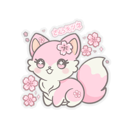 Sakura Fox Stickers