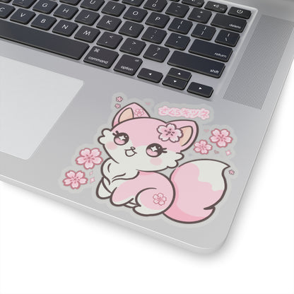 Sakura Fox Stickers
