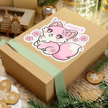 Sakura Fox Stickers