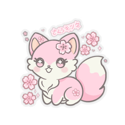 Sakura Fox Stickers