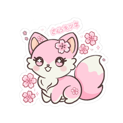 Sakura Fox Stickers